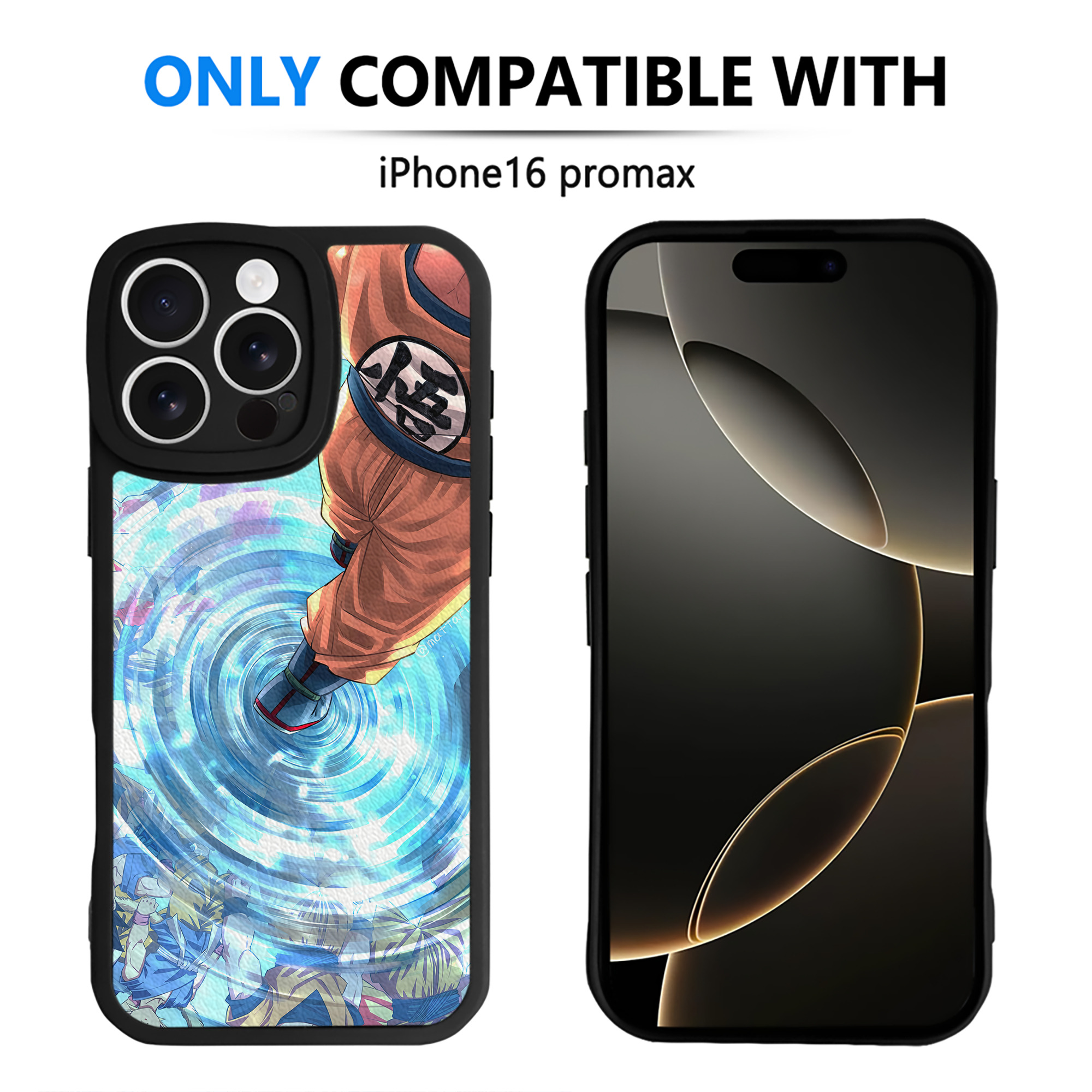 （画像用） ドラゴンボール DRAGON BALL 【iPhone 16シリーズ対応】シリコンスマホケース（レザー調） 材質：シリコン